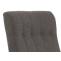 Schaukelstuhl HWC-K10, Relaxsessel, Holz FSC Stoff/Textil Boucl (450g/m) ~ dunkelgrau, Gestell Walnuss-Optik