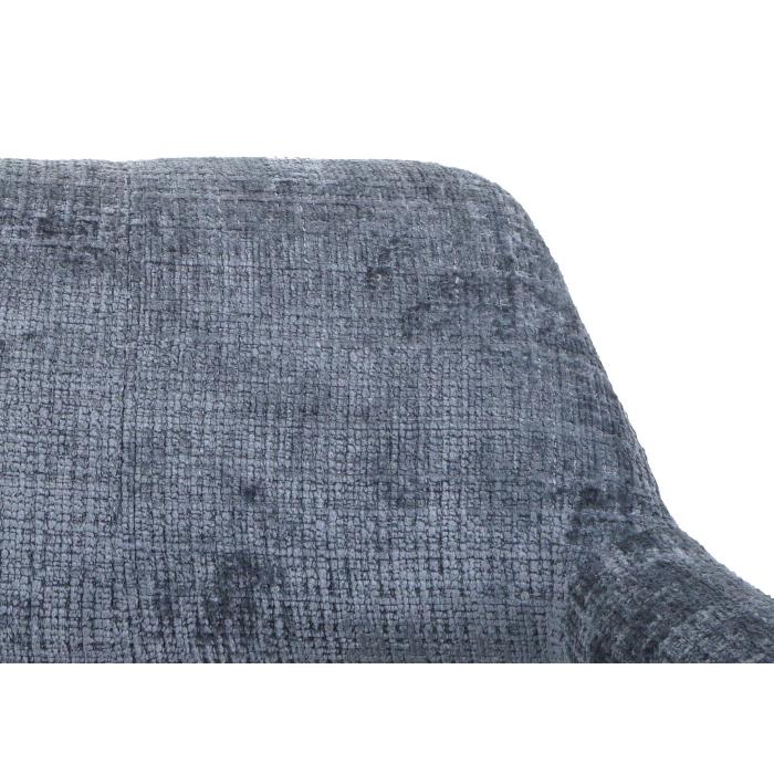 6er-Set Esszimmerstuhl HWC-A50 II, Kchenstuhl Polsterstuhl, Holz Stoff/Textil Chenille (465g/m) FSC ~ dunkelgrau