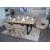 6er-Set Esszimmerstuhl HWC-A50 II, Stuhl Kchenstuhl Polsterstuhl, Holz Stoff/Textil Boucl (450g/m) FSC ~ taupe