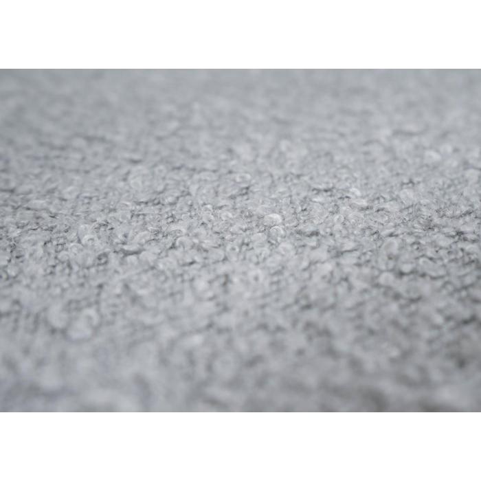 Esszimmerstuhl HWC-A50 II, Stuhl Kchenstuhl Polsterstuhl, Holz Stoff/Textil Boucl (450g/m) FSC ~ grau