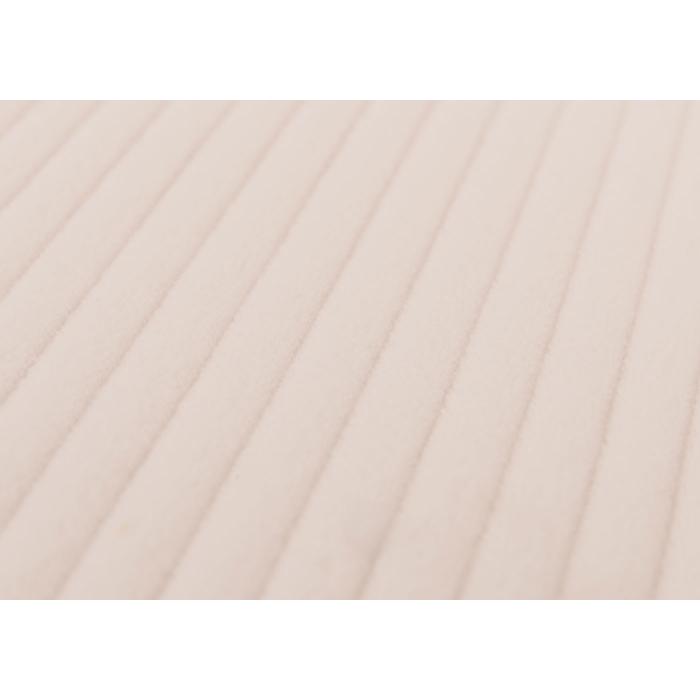 Relaxsessel HWC-C76, Schaukelstuhl Sessel Schwingstuhl mit Hocker Stoff Cord 320g/m ko-Tex ~ creme Gestell dunkel