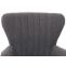 Lounge-Sessel HWC-K37, Cocktail-/Ohrensessel Polsterstuhl Retro Vintage Stoff Boucl (600g/m) ko-Tex ~ dunkelgrau