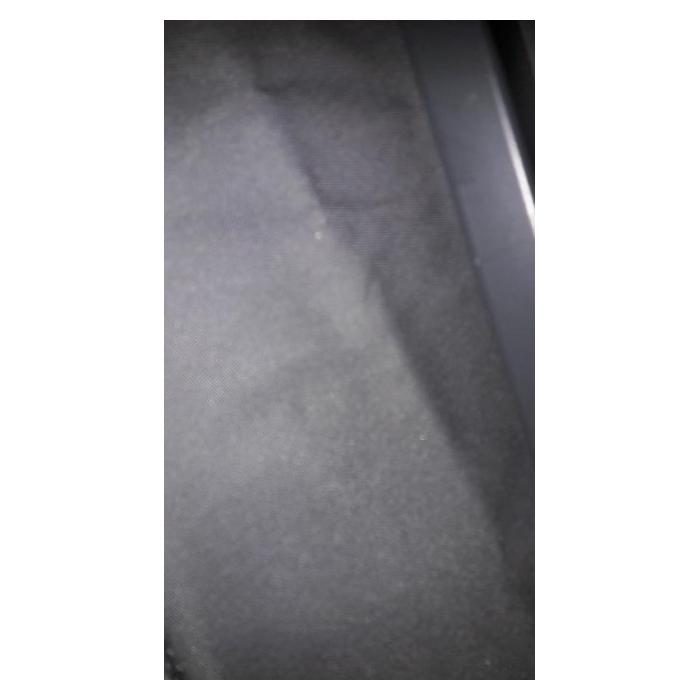 Defekte Ware (Lcher auf Unterseite SK3) | Sonnenschirm Meran Pro, Volant  5m Polyester/Alu 28kg~ anthrazit mit Stnder