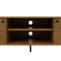 TV-Rack HWC-N78, Lowboard TV-Schrank, skandinavischer Stil Metall Holz Melamin MVG 50x150x40cm ~ natur