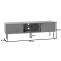 Bemaungsbild fr Produkt TV-Rack HWC-N78, Lowboard TV-Schrank, skandinavischer Stil Metall Holz Melamin MVG 50x150x40cm ~ natur