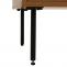 Nachttisch HWC-N78, Nachtschrank, Schublade, skandinavischer Stil Metall Holz Melamin MVG 50x40x50cm ~ natur