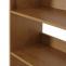 Bcherregal HWC-N78, Bcherschrank Hochschrank, skandinavischer Stil Metall Holz Melamin MVG 200x80x30cm ~ natur