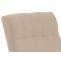 Schaukelstuhl HWC-K10, Relaxsessel, Holz FSC Stoff/Textil Boucl (450g/m) ~ beige, Gestell natur