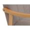 Schaukelstuhl HWC-K10, Relaxsessel, Holz FSC Stoff/Textil Boucl (450g/m) ~ grau, Gestell natur