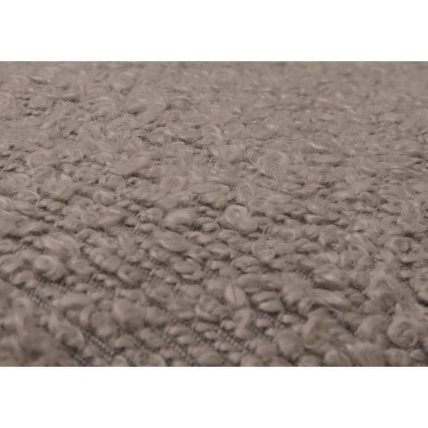 Schaukelstuhl HWC-K10, Relaxsessel, Holz FSC Stoff/Textil Boucl (450g/m) ~ grau, Gestell natur