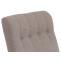 Schaukelstuhl HWC-K10, Relaxsessel, Holz FSC Stoff/Textil Boucl (450g/m) ~ grau, Gestell natur