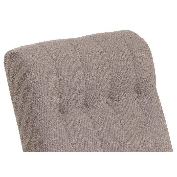 Schaukelstuhl HWC-K10, Relaxsessel, Holz FSC Stoff/Textil Boucl (450g/m) ~ grau, Gestell natur