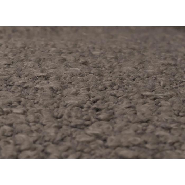Schaukelstuhl HWC-K10, Relaxsessel, Holz FSC Stoff/Textil Boucl (450g/m) ~ dunkelgrau, Gestell natur