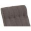 Schaukelstuhl HWC-K10, Relaxsessel, Holz FSC Stoff/Textil Boucl (450g/m) ~ dunkelgrau, Gestell natur