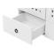 Schrank HWC-N87, Wohnzimmerschrank, 3D-Flecht-Design 2 Tren 3 Staufcher 2 Schubladen Soft-Close, 138x80x36cm ~ wei