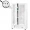 Schrank HWC-N87, Wohnzimmerschrank, 3D-Flecht-Design 2 Tren 3 Staufcher 2 Schubladen Soft-Close, 138x80x36cm ~ wei