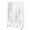Schrank HWC-N87, Wohnzimmerschrank, 3D-Flecht-Design 2 Tren 3 Staufcher 2 Schubladen Soft-Close, 138x80x36cm ~ wei