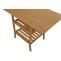 Bambus Tisch HWC-N84, Balkontisch Beistelltisch Esszimmertisch Mehrzwecktisch, FSC-zertifiziert 100x60cm