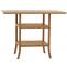 Bambus Tisch HWC-N84, Balkontisch Beistelltisch Esszimmertisch Mehrzwecktisch, FSC-zertifiziert 100x60cm