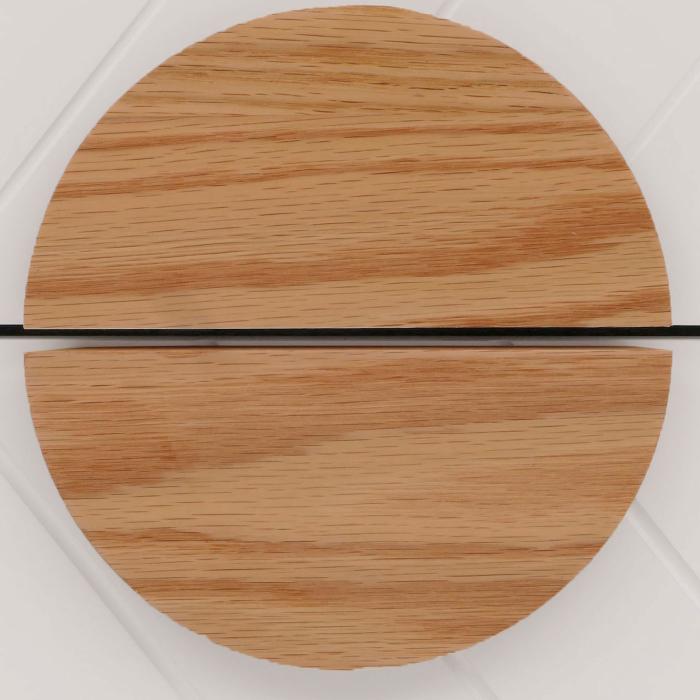 Nachttisch HWC-N89, Kommode Beistelltisch Nachtschrank, Schublade Fischgrtenmuster Melamin Holz, 55x48x40cm ~ wei