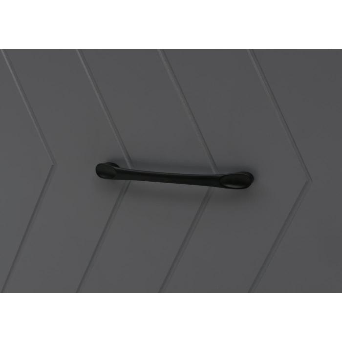 Couchtisch HWC-N89, Sofatisch, Schubladen Tren Fcher Fischgrtenmuster Melamin Holz, 42x103x60cm ~ Marmor-Optik grau