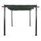 Aluminium Pergola HWC-N93, Gartenpavillon Pavillon Garten, stabiles 8cm-Gestell Schiebedach UV50+ 3x3m ~ grn