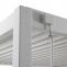 Alu Pergola HWC-N94, Lamellen-Pavillon Terrassenberdachung, stabiles 10cm-Metall-Gestell 3x3m ~ wei