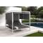 Stimmungsfotos vor ansprechendem Ambiente fr Produkt Aluminium Lounge-Gartenliege HWC-M63b, XL Sonnenliege Bali-Liege Daybed, 10cm-Polster ~ wei Polster grau