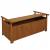 Aufbewahrungstruhe HWC-O13, Gartentruhe Auflagenbox Truhe, Tanne Holz FSC 53x108x60cm ~ natur