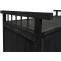 Aufbewahrungstruhe HWC-O13, Gartentruhe Auflagenbox Truhe, Tanne Holz FSC 53x108x60cm ~ anthrazit