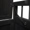 Aufbewahrungstruhe HWC-O13, Gartentruhe Auflagenbox Truhe, Tanne Holz FSC 53x108x60cm ~ anthrazit