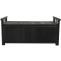 Aufbewahrungstruhe HWC-O13, Gartentruhe Auflagenbox Truhe, Tanne Holz FSC 53x108x60cm ~ anthrazit