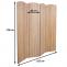 Bemaungsbild fr Produkt Bambus Paravent HWC-O30, Raumteiler Trennwand Sichtschutz, zusammenklappbar 4 Paneele 170x162cm