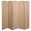 Bambus Paravent HWC-O30, Raumteiler Trennwand Sichtschutz, zusammenklappbar 5 Paneele 170x204cm