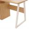 Schreibtisch HWC-O32, Brotisch Computertisch Arbeitstisch, Schublade, Melamin Holz, 77x118x58cm ~ ulme natur