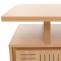 Schreibtisch HWC-O32, Brotisch Computertisch Arbeitstisch, Schublade, Melamin Holz, 77x118x58cm ~ ulme natur