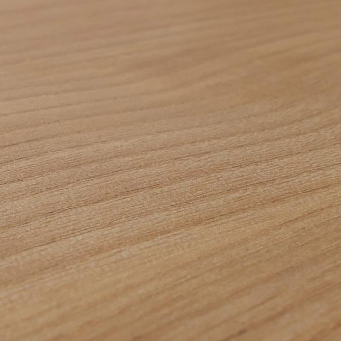 Schreibtisch HWC-O32, Brotisch Computertisch Arbeitstisch, Schublade, Melamin Holz, 77x118x58cm ~ ulme natur