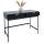 Konsolentisch HWC-O41, Telefontisch Ablagetisch, Industrial Schublade Melamin 85x100x40cm ~ Holzoptik schwarz