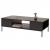 Couchtisch HWC-O39, Tisch Sofatisch Beistelltisch Ablage Fcher, Melamin MDF 39x120x60cm ~ Holzoptik schwarz