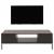 TV-Rack HWC-O39, TV-Board Fernsehtisch Lowboard TV-Schrank Ablage Fcher, Melamin MDF 39x120x60cm ~ Holzoptik schwarz