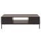 TV-Rack HWC-O39, TV-Board Fernsehtisch Lowboard TV-Schrank Ablage Fcher, Melamin MDF 39x120x60cm ~ Holzoptik schwarz