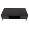 TV-Rack HWC-O39, TV-Board Fernsehtisch Lowboard TV-Schrank Ablage Fcher, Melamin MDF 39x120x60cm ~ Holzoptik schwarz