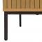 Kommode HWC-O39, Highboard Schrank, 3 Schubladen Melamin MDF 77x50x42cm ~ natur