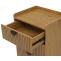 Kommode HWC-O39, Highboard Schrank, 3 Schubladen Melamin MDF 77x50x42cm ~ natur