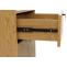 Kommode HWC-O39, Highboard Schrank, 4 Schubladen Melamin MDF 95x50x42cm ~ natur