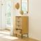 Stimmungsfotos vor ansprechendem Ambiente fr Produkt Kommode HWC-O39, Highboard Schrank, 4 Schubladen Melamin MDF 95x50x42cm ~ natur