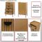 Erstes Foto mit wichtigen Merkmalen fr Produkt Kommode HWC-O39, Highboard Schrank, 4 Schubladen Melamin MDF 95x50x42cm ~ Holzoptik schwarz