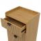 Kommode HWC-O39, Highboard Schrank, 4 Schubladen Melamin MDF 95x50x42cm ~ natur