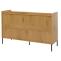 Kommode HWC-O39, Highboard Schrank, 6 Schubladen Melamin MDF 80x120x44cm ~ natur