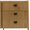 Kommode HWC-O39, Highboard Schrank, 6 Schubladen Melamin MDF 80x120x44cm ~ natur